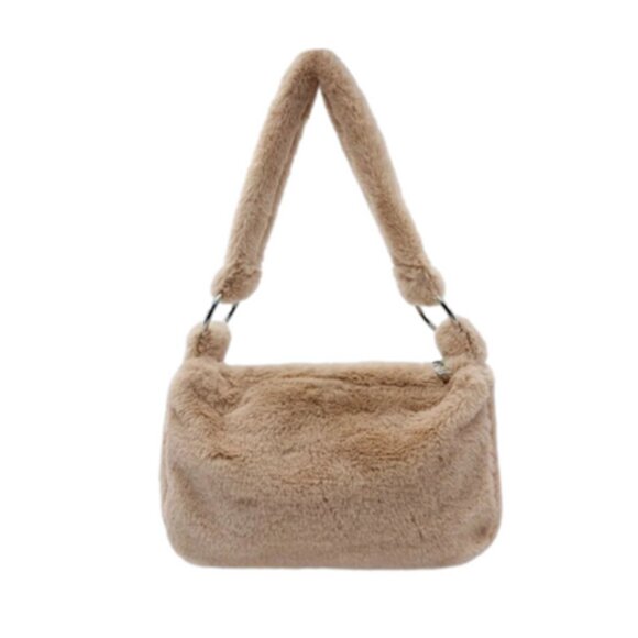 GILDA PARIS Fur Shoulder Bag NWT - Picture 3 of 4